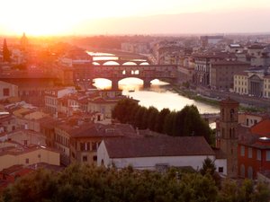 SUNSET OVER FLORENCE
