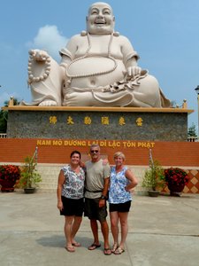 Vinh Trang Pagoda - Happy Buddha