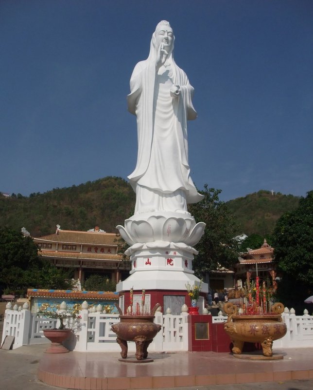 One of many buddhist statues 
