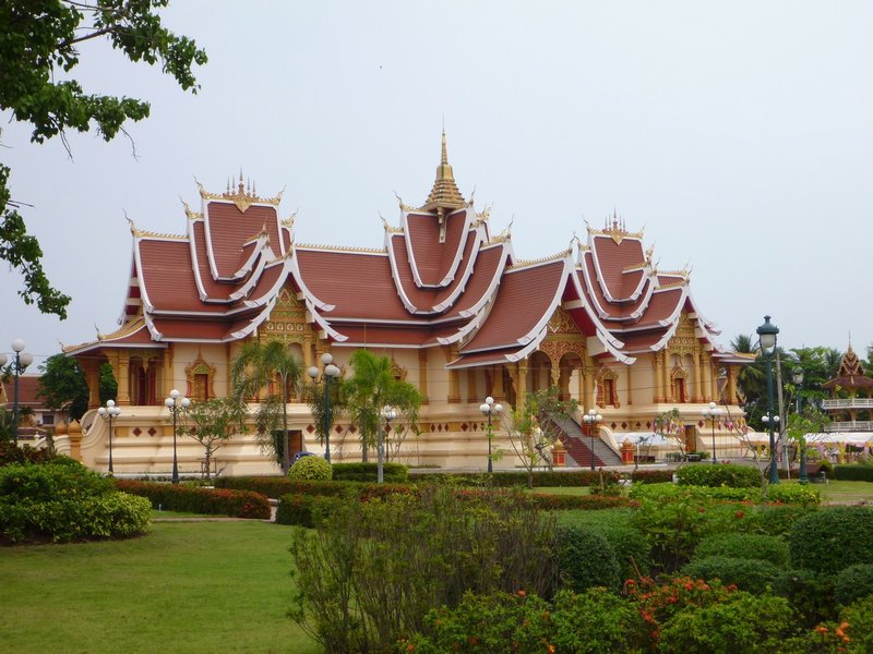 Wat near Pha That Stupa