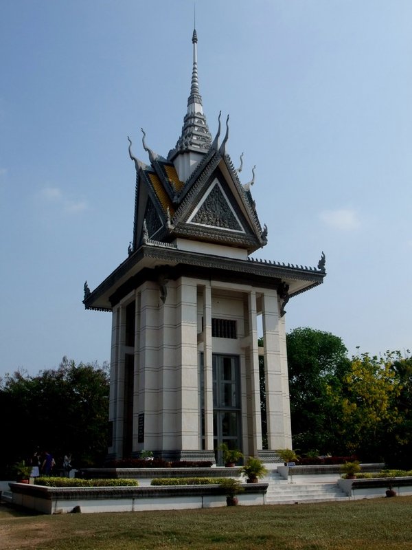 Killing Field Memorial - Contains many human bones of tortured victims