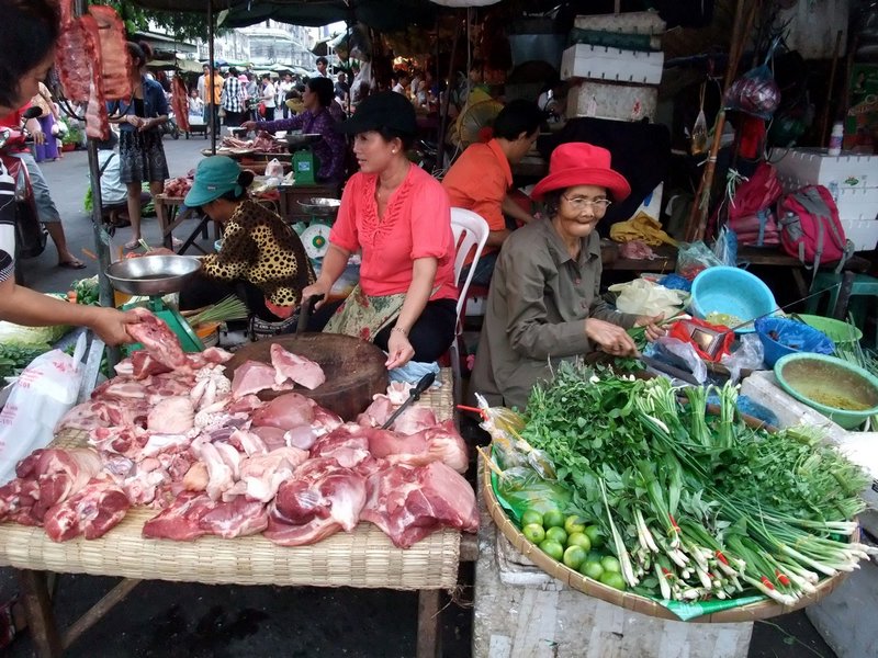 Fresh produce market