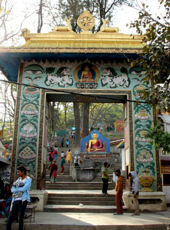 Gateway to Swayambhunath Stupa