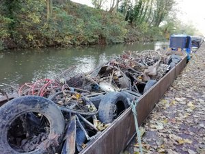 Canal recycling! 