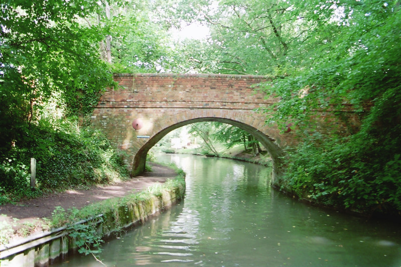 Basingstoke Canal - bridge near Crookham