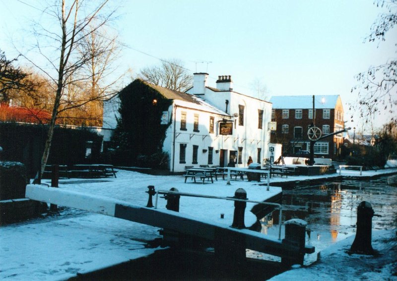 The Shroppie Fly pub on New Year's Day