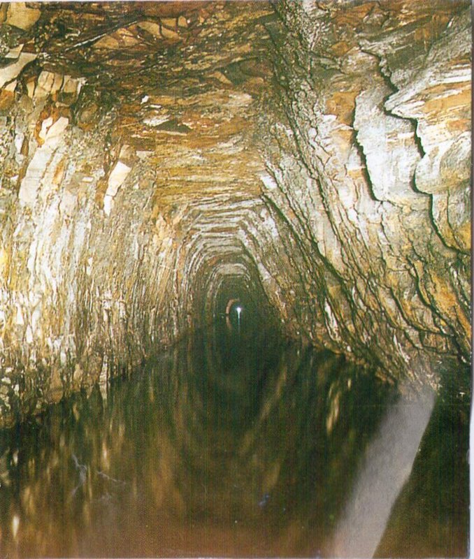 Standedge Tunnel interior 600ft below ground!