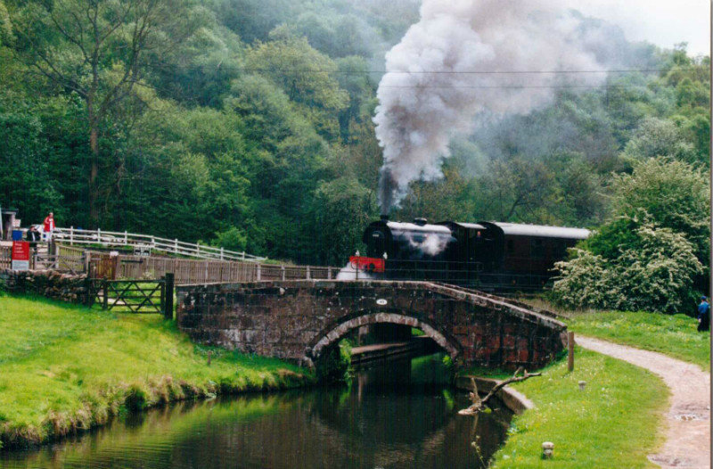 Train at Consall Forge