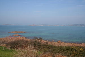 View of the Ile de Brehat seen from l'Arcouest