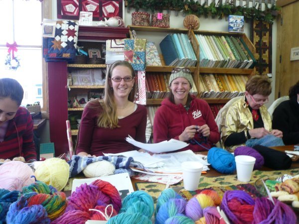 Me & Erin at Knitting