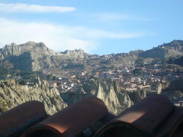 View of the crater rim