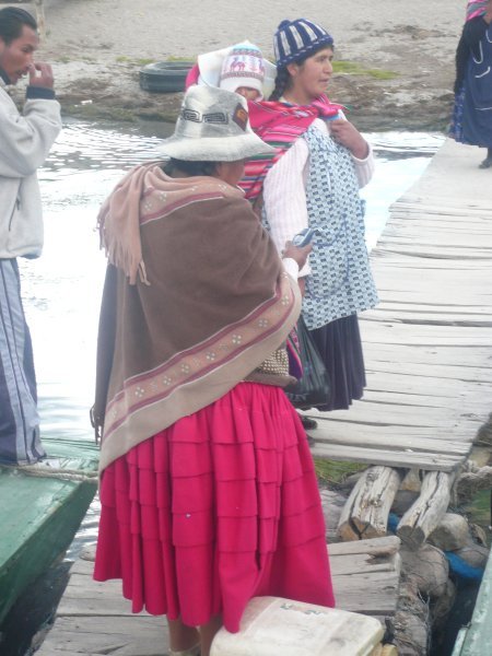 Typical Aymara dress