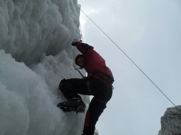 Ice Wall Climb