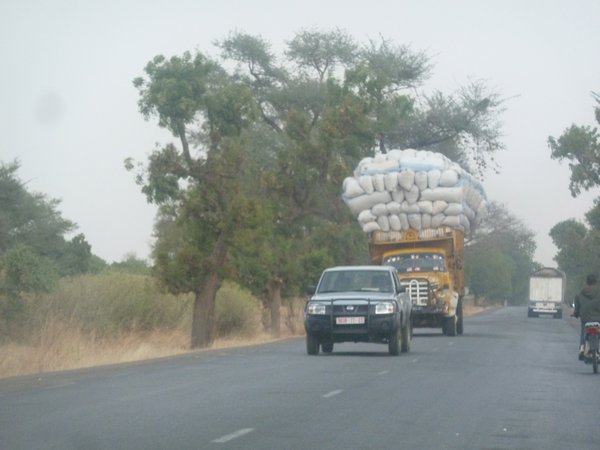 A well loaded truck