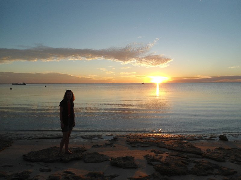 Coucher de soleil à Coral Bay