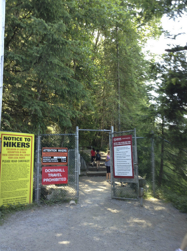 Entrance to Grouse Grind