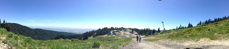 another view of short hike up Grouse Grind
