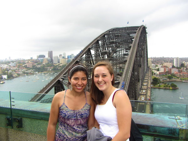 View of the Harbour Bridge from our climb