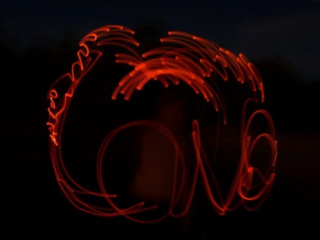 Glowing stick photo