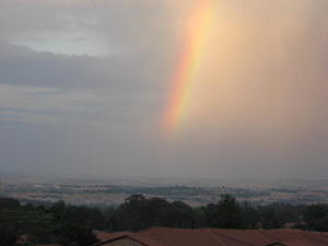rainbow over Johannesburg