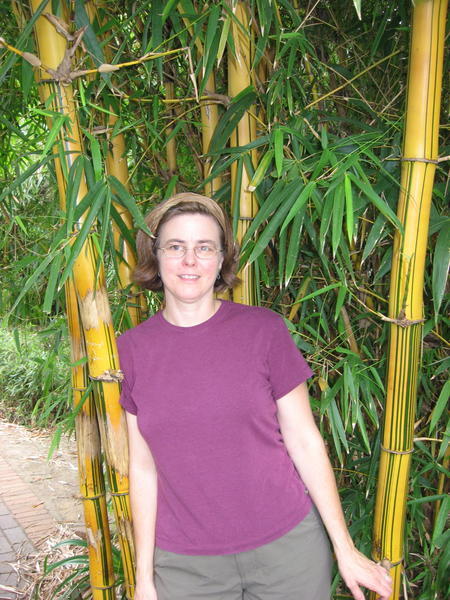 Sherri in bamboo