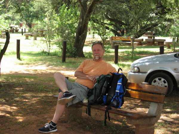 Bob at the picnic area