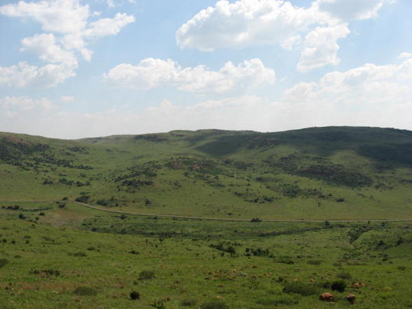 old kraal circles on the hill