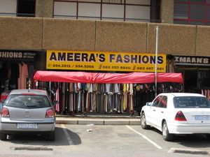 Ameera's Fashions in downtown Lenasia