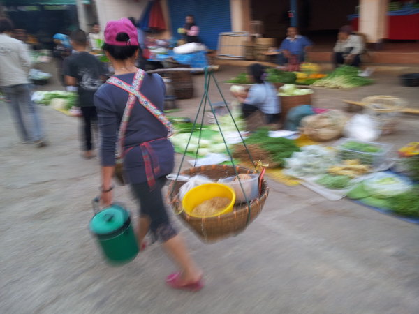 early morning market