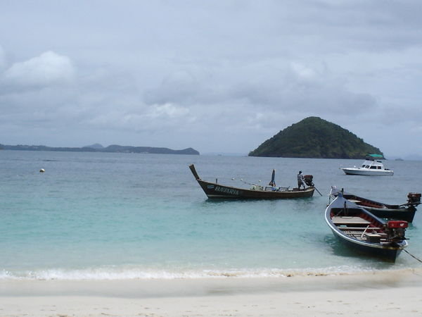 coral island and our longboat