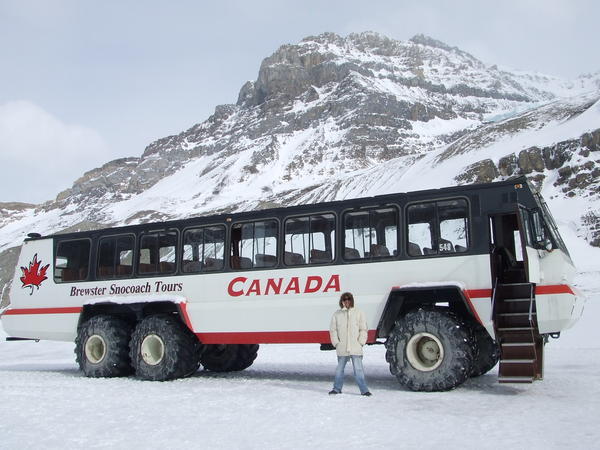 Our transport on the glacier