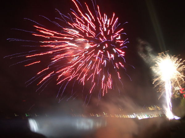Fireworks at the falls!