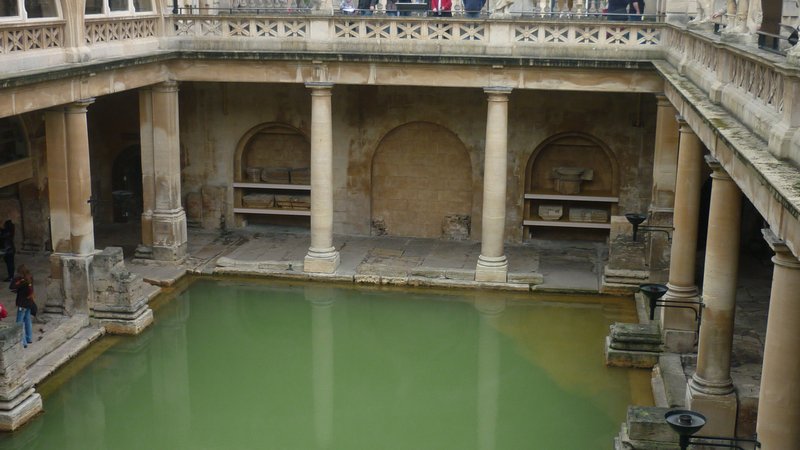 roman baths.