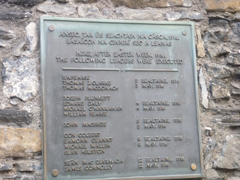 list of those executed at the Gaol