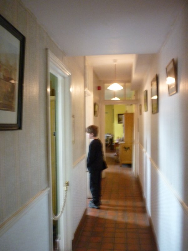 Cooper in the hall
