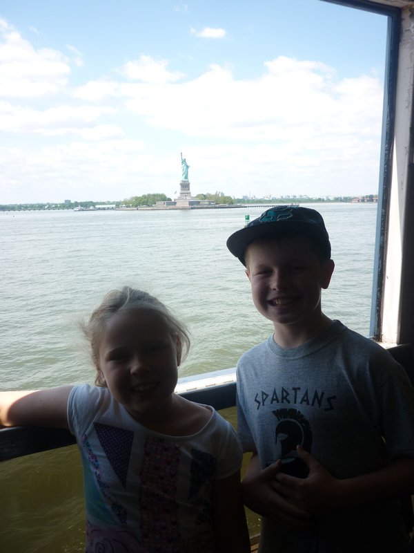 lady liberty on our wy to staten island