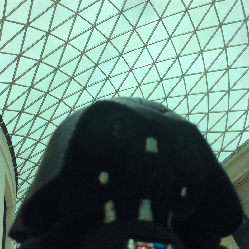 Darth and the impressive roof of the BM