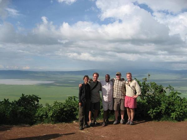Overlooking Ngorogoro Crater