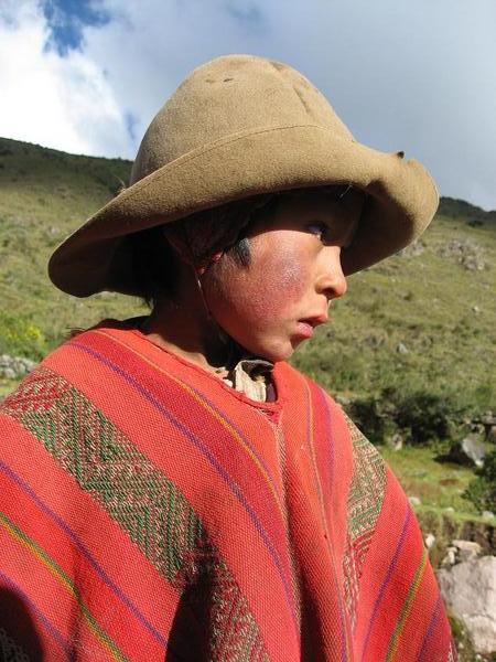A young Peruvian boy. 