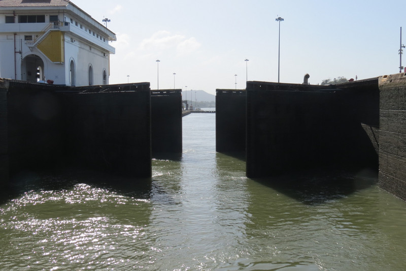 The gates of the Panama Canal