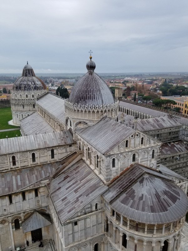 From the top of the Tower of Pisa