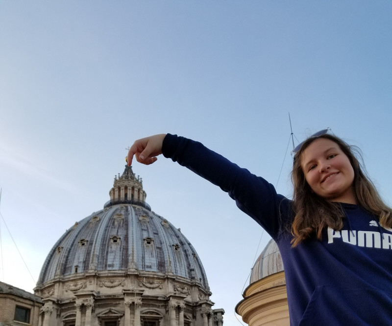 Sriacha finds the Cupola San Pietro