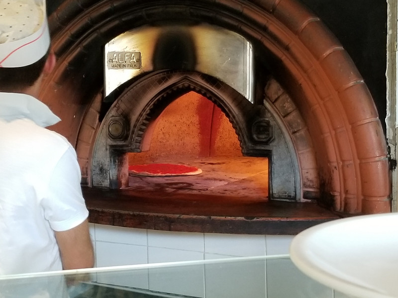 Roma Pizza oven at Spaccia Pasta