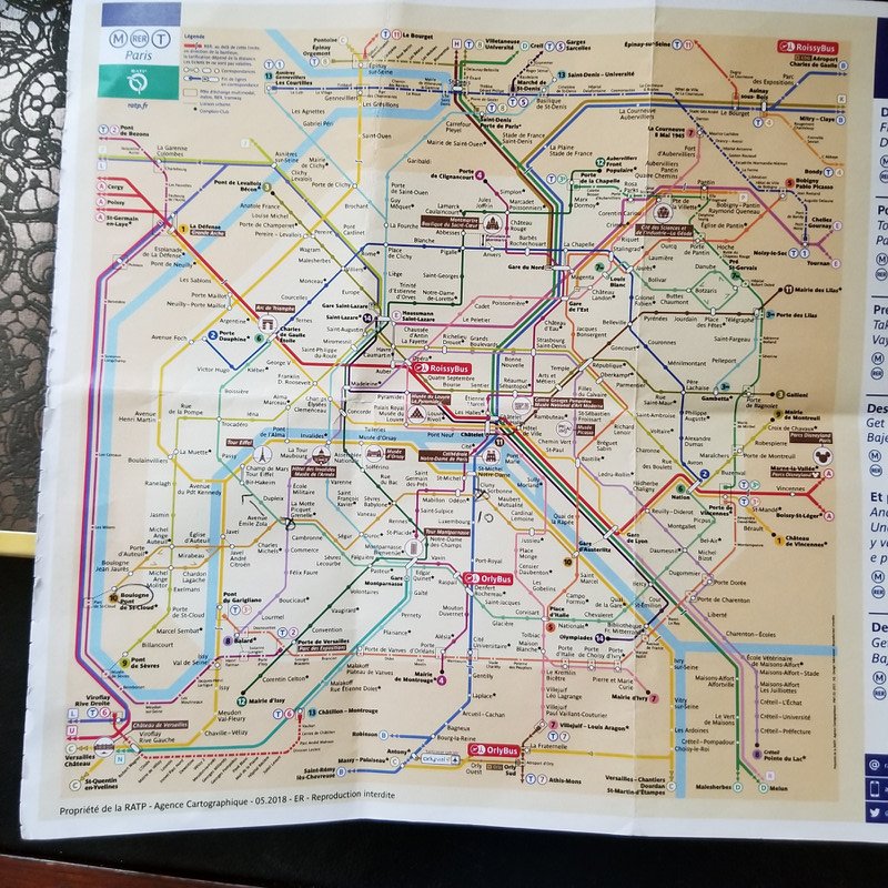 Paris Metro Map | Photo