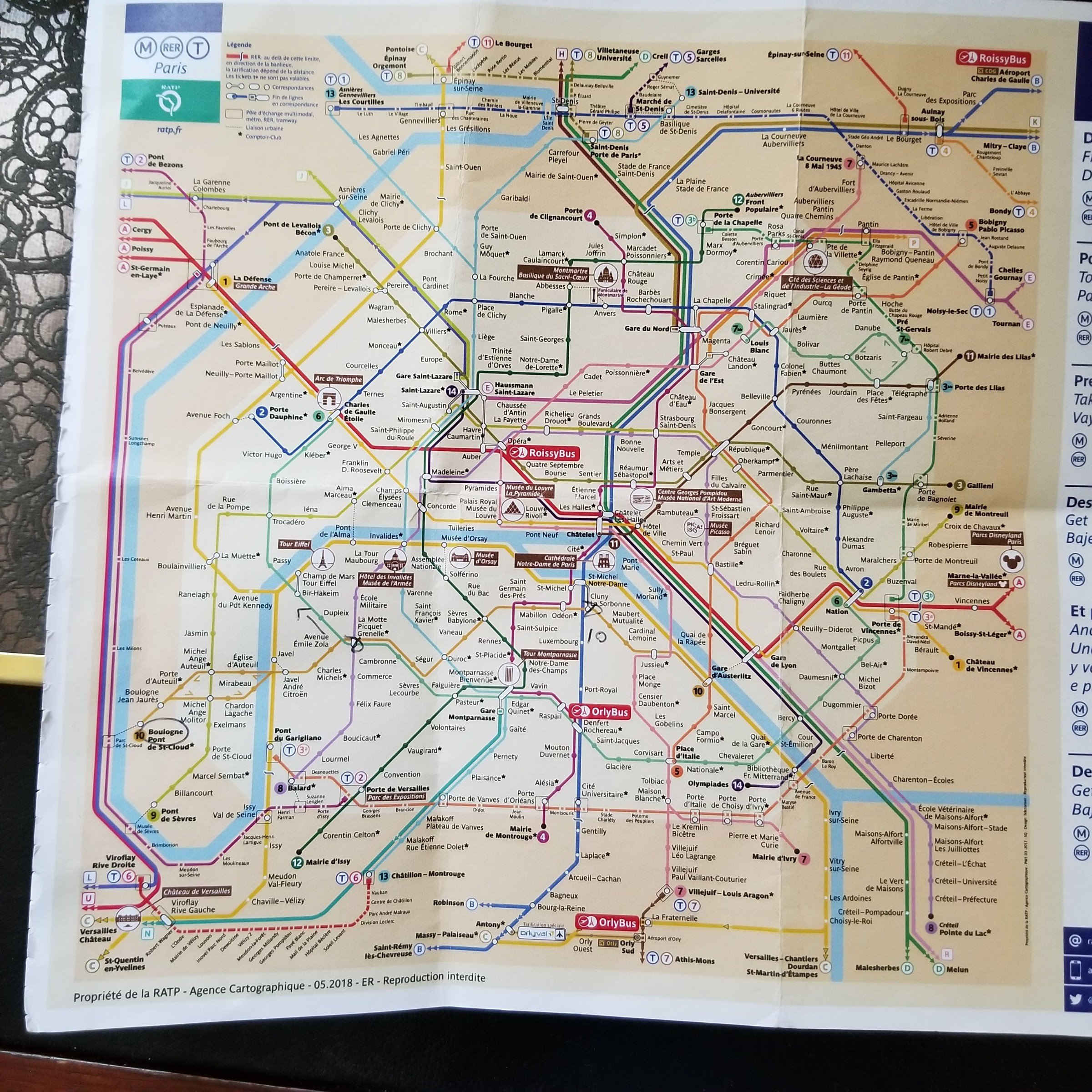 Paris Metro Map With Main Tourist Attractions Map Of - vrogue.co