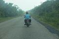 Motorcycle on the Hummingbird Highway