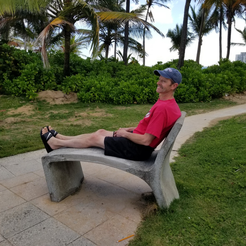 Comfy Seat for Pedro in San Juan