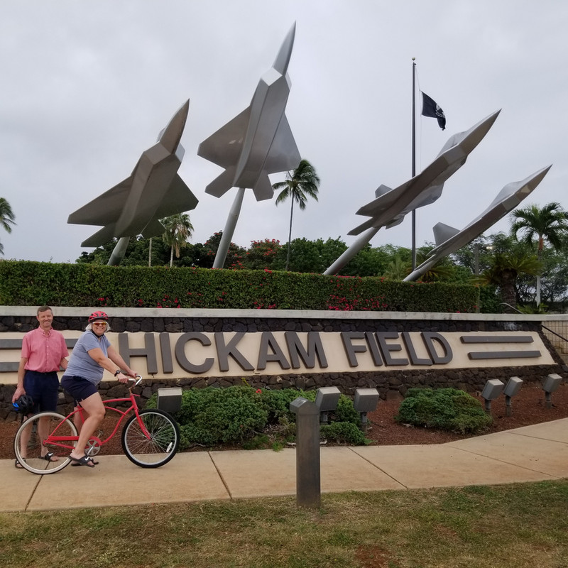 Bike tour of Hickam Field