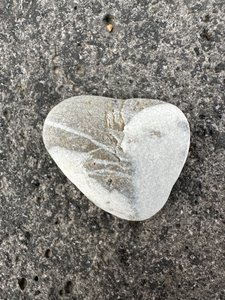 Giardini Naxos Beach heart shaped rock