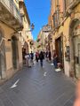 The Main Street in Taormina
